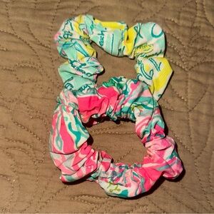 Lilly Pulitzer Handmade Scrunchies Set
